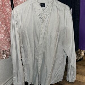 J. Crew Flex Oxford Men's Light Beige Button-Down Shirt